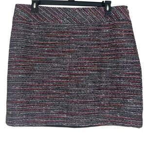 Loft petite Black and pink Women's Skirt